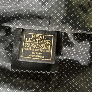 Black Leather Biker Jacket